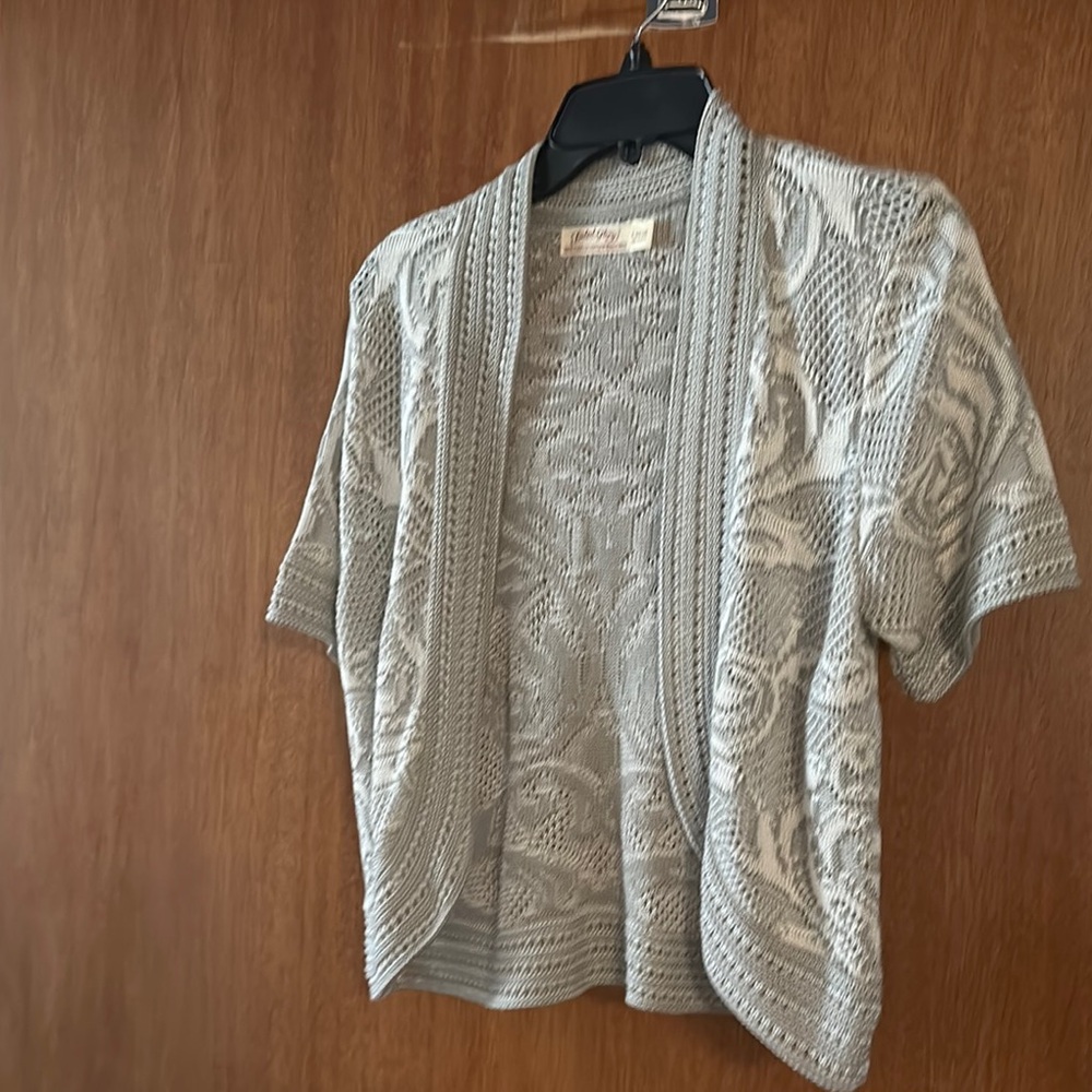 Faded Glory Gray Cardigan Sweater